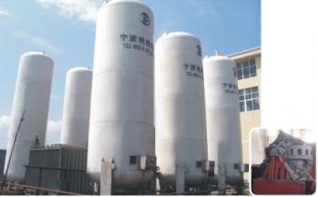 100立方液氧、液氮、液氬儲罐