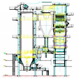 節能型循環流化床電站鍋爐