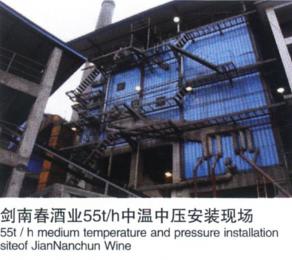 水冷漩渦分離內循環流化床鍋爐