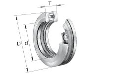 推力深溝球軸承 533, 根據(jù) DIN 711/ISO 104 標(biāo)準(zhǔn)的主要尺寸,單向,帶球面軸承座圈,可分離 推力深溝球軸承 533, 根據(jù) DIN 711/ISO 104 標(biāo)準(zhǔn)的主要尺寸,單向,帶球面軸承座圈,可分離