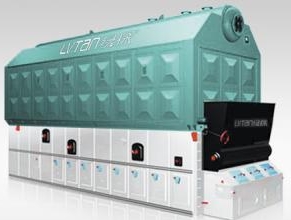 綠探 生物質雙鍋筒鏈條蒸汽鍋爐