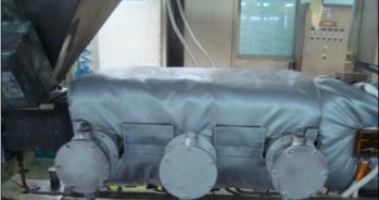 電線電纜連續擠鉛機組隔熱保溫套